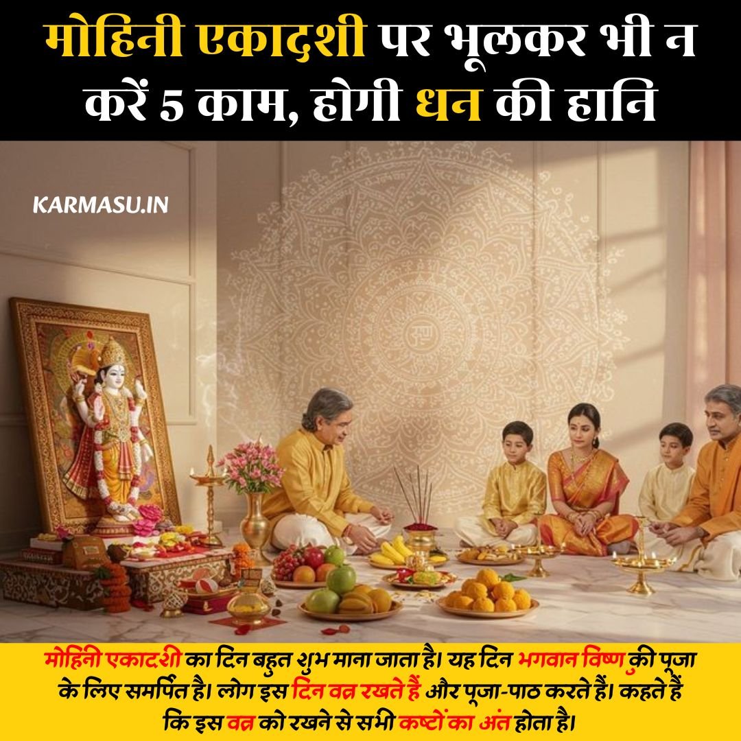 Mohini Ekadashi Vrat 2025 Date