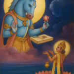 Lord Hayagriva with Sage and Lotus