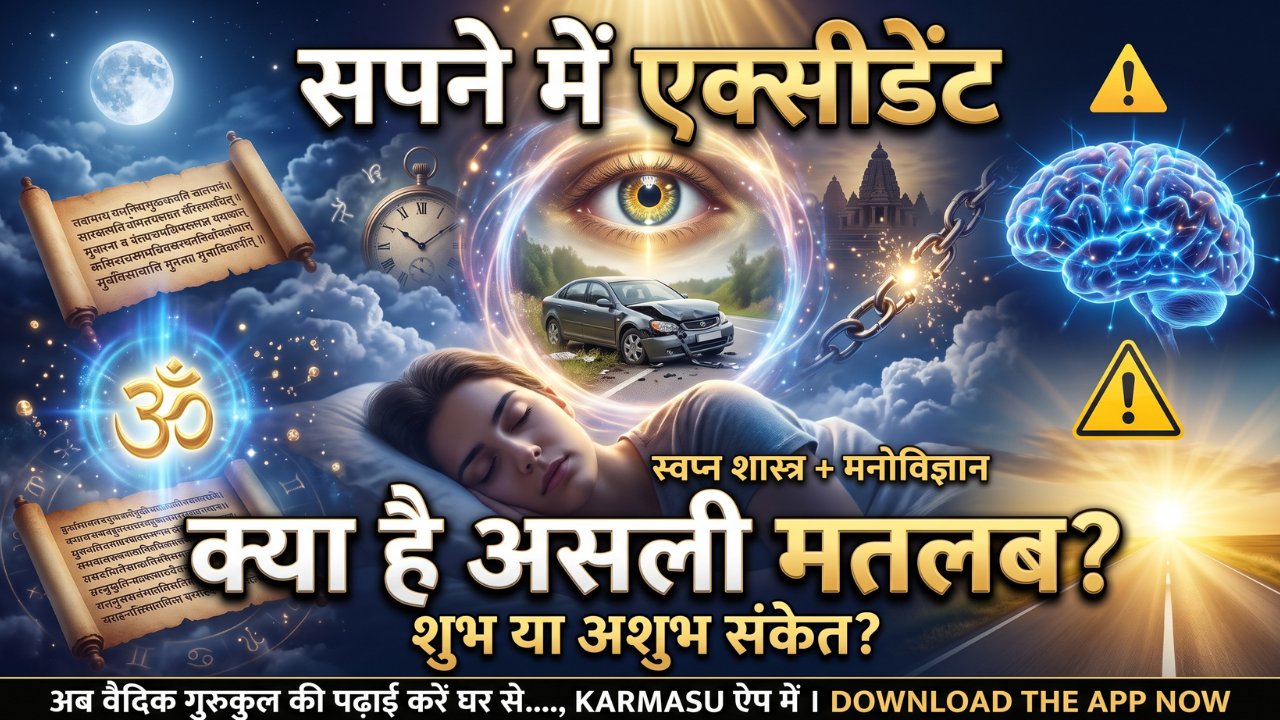 Sapne Me Accident Dekhna : स्वप्न शास्त्र और मनोविज्ञान का रहस्य सपने में एक्सीडेंट देखने का असली मतलब, शुभ-अशुभ संकेत और बचाव….
