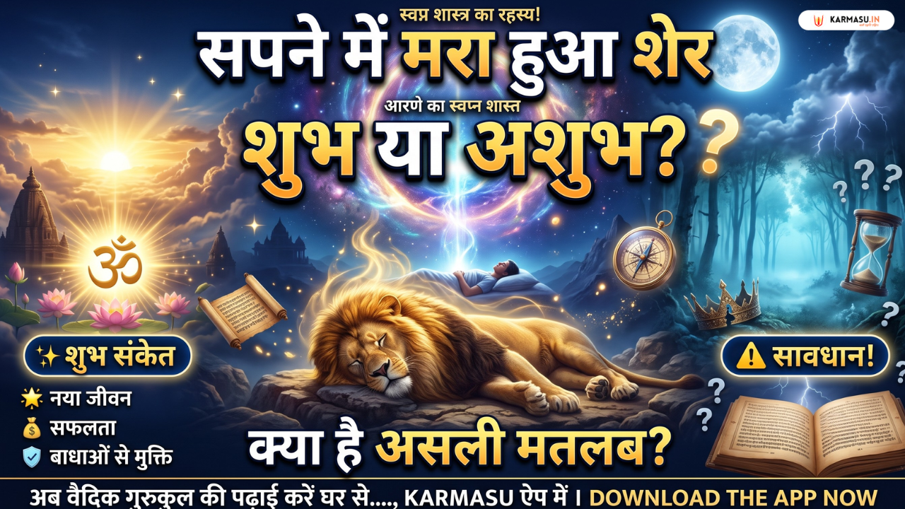 Sapne Mein Mara Hua Sher Dekhna: सपने में मरा हुआ शेर (Dead Lion) देखना: शुभ या अशुभ? जानें इसके गहरे रहस्य….
