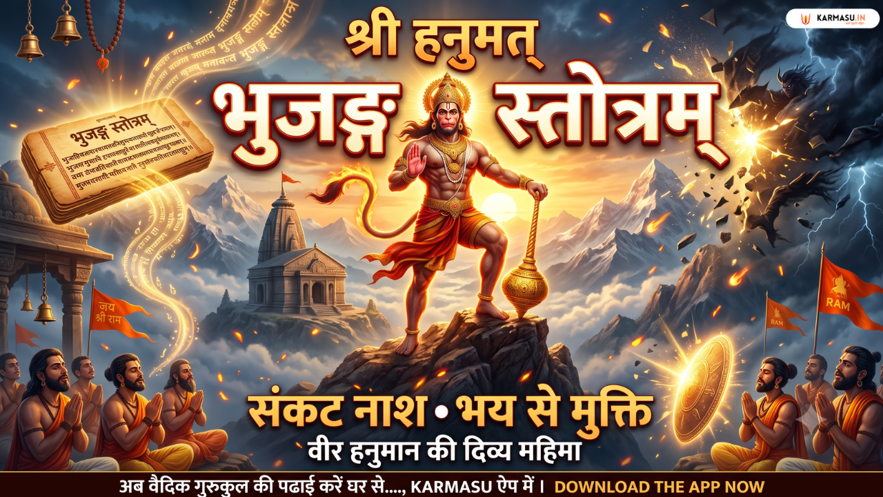 Hanuman Bhujanga Stotram : श्री हनुमत् भुजङ्ग स्तोत्रम्….