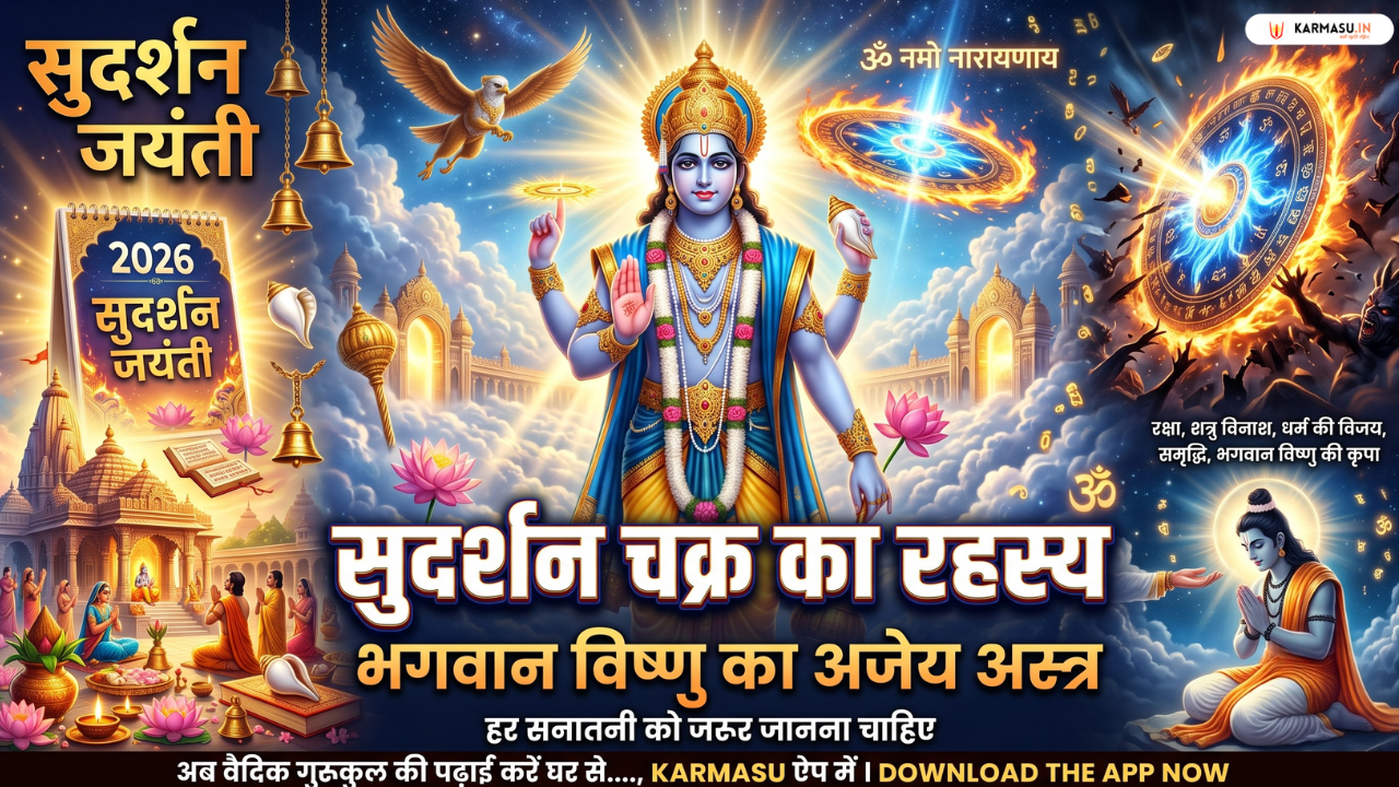 Sudarshana Jayanti 2026 Date And Time: सुदर्शन जयंती भगवान विष्णु के अजेय अस्त्र की सम्पूर्ण जानकारी….