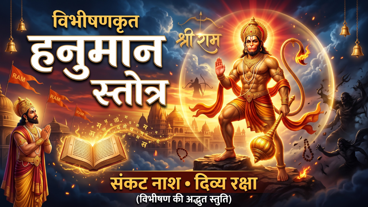 Vibhishan Krit Hanuman Stotra : विभीषणकृत हनुमान स्तोत्र…