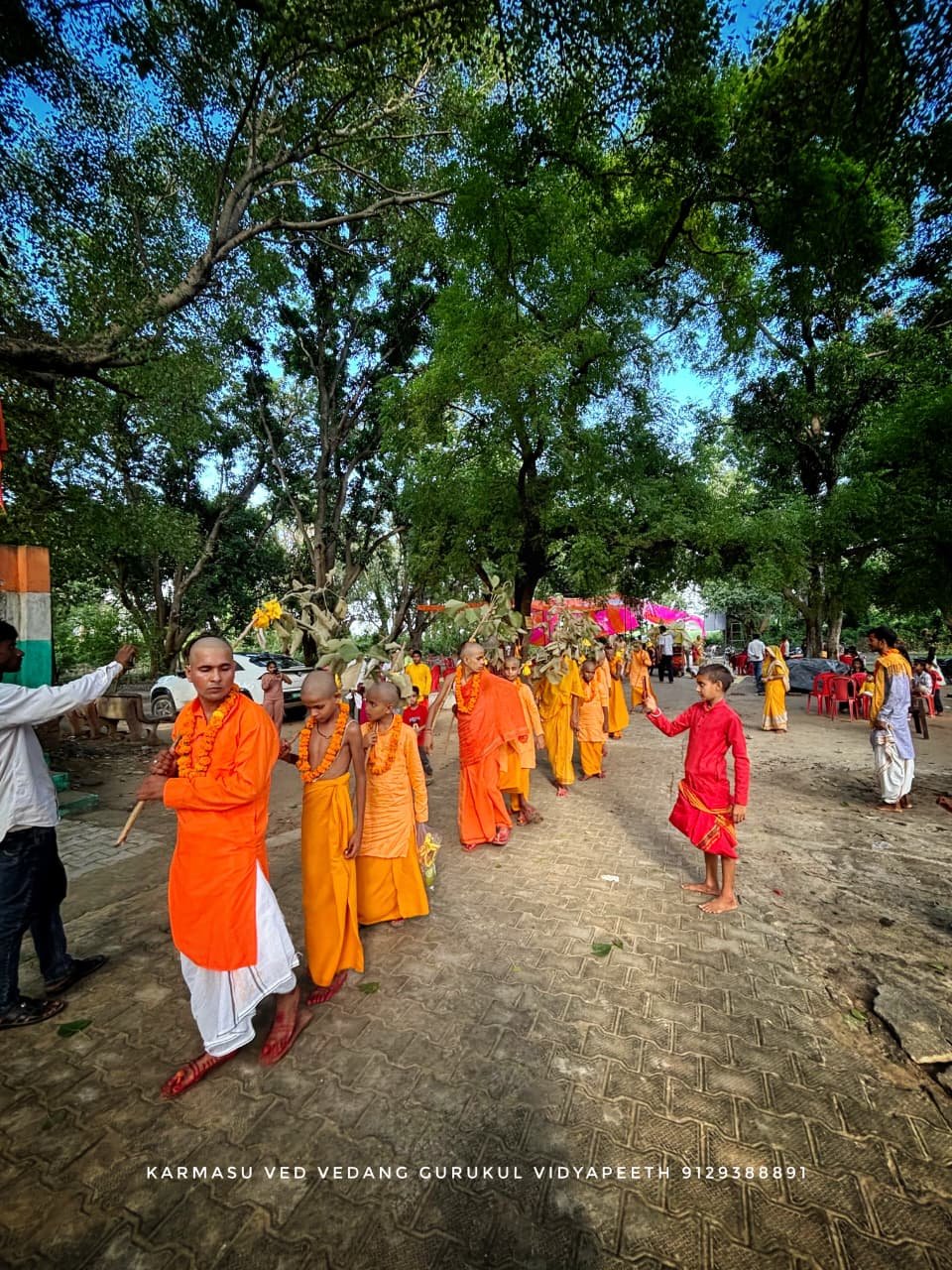 Repas partagé au Gurukul
