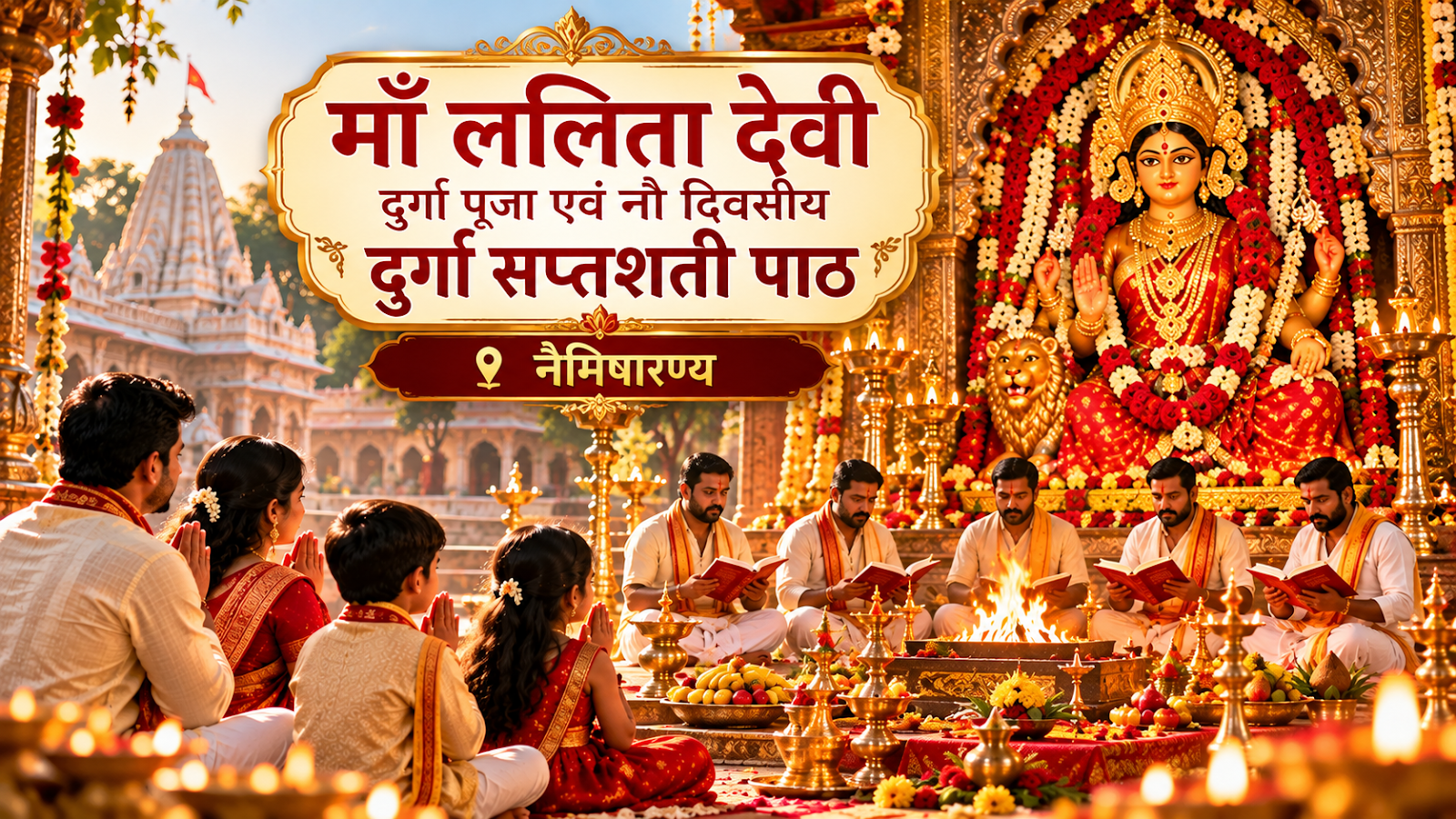 Maa Lalita Devi Durga Puja & 9-Day Durga Saptashati Path